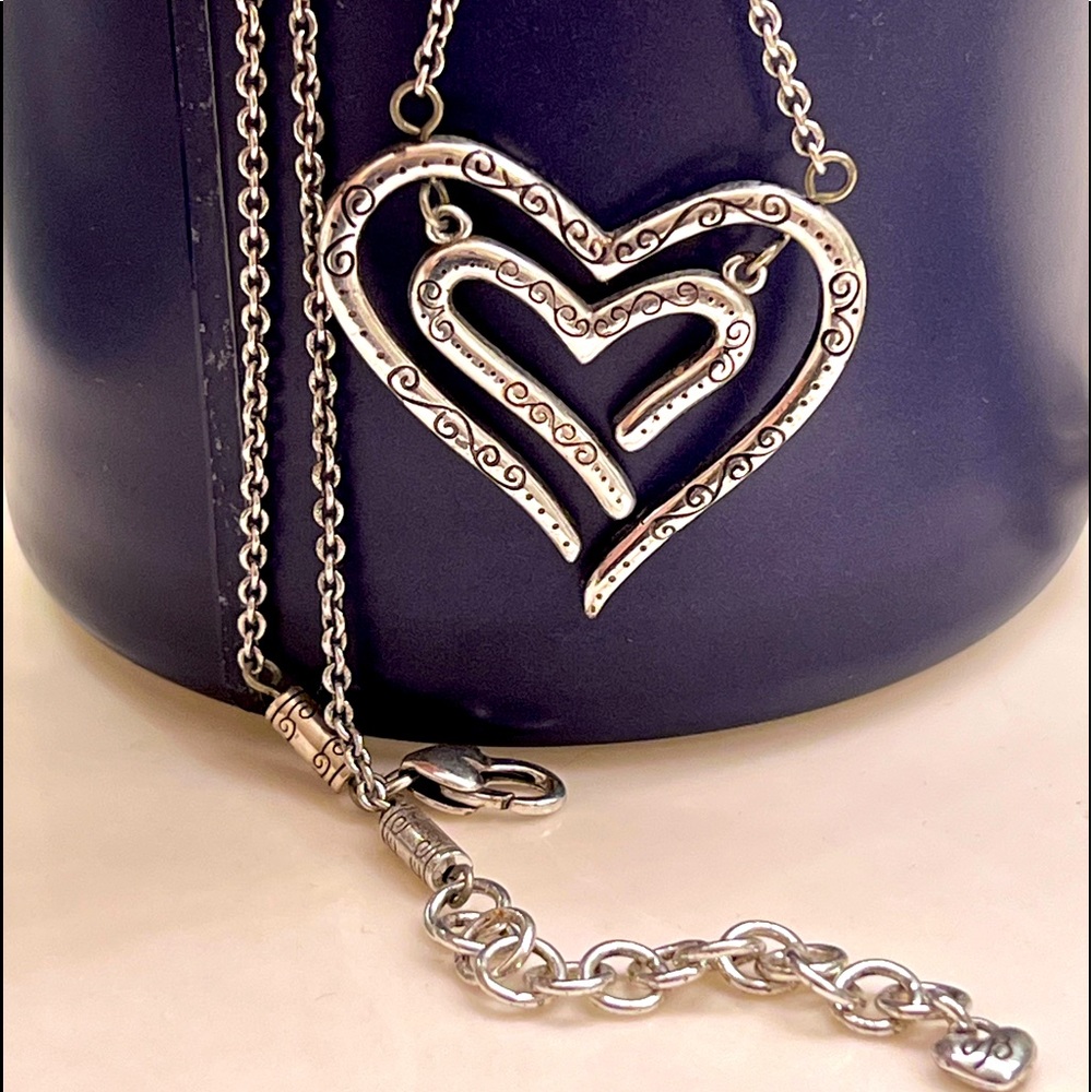 SOLD 💜Brighton Heart Necklace